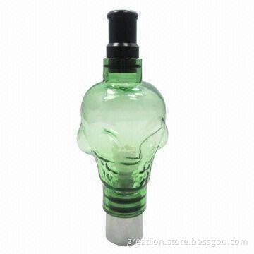 Wax V5 Glass Dome/Skull Atomizer with 3.3-4.2V Working Voltage, Measures 64 x 22.8mm